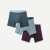 Men's Cotton Modal Blend Boxer Brief 3-Pack - Smoke Plum Mix L