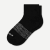 Women's Quarter Socks - black - 28