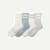 Women's Vintage Stripes Half Calf Sock 4-Pack - Lime Rose Mix