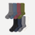 Men's Modern Rib Calf Sock 8-Pack - field blue solids mix L