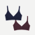 Women's No Show Plunge Bralette 2-Pack - Navy Spice Mix L [8252]