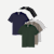 Men's Pima Cotton Crew Neck T-Shirt 6-Pack - Boulder Stripe Elm Mix L