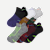 Men's Running Ankle Socks - black indigo mix L [9897]