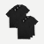 Men's Pima Cotton V-Neck T-Shirt 6-Pack - black - 1
