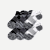 Women's Running Ankle Sock 6-Pack - white-charcoal-black - 11