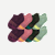 Junior Ankle Sock 8-Pack - Peach Plum L