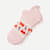 Women's Ankle Socks - pale pink L [9169]