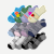 Youth Ankle Sock 12-Pack - fruity floral originals mix