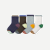 Junior Lightweight Calf Sock 4-Pack - Navy Moss Mix L [8955]