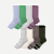 Women's Merino Wool Blend Calf Sock 8-Pack - Dawn Purple Mix