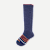 Women's Merino Wool Blend Everyday Compression Socks (15-20mmHg) - Baltic Blue Heather L [8070]