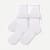Women’s Scallop Cuff Quarter Sock 4-Pack - White Lavender Mix