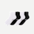 Ruffle Rib Quarter Socks - mixed L [10008]
