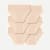 Women's Ribbed Seamless Brief 6-Pack - Wheat L
