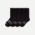 Men's Solids Calf Sock 4-Pack - black - 1