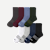 Men's Half Calf Sock 8-Pack - Blue Smoke Mix L