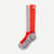 Mid-Cushion Merino Wool Ski & Snowboard Socks - Bright Tomato L [6968]