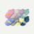 Toddler Gripper Ankle Sock 8-Pack - Wildflower Blue Mix L
