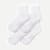 Men's Modern Rib Quarter Sock 4-Pack - White