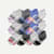 Toddler Tri-Block Gripper Ankle Sock 12-Pack - Mixed L