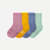 Junior Calf Sock 4-pack - blue mauve mix L [9884]