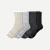Merino Wool Blend Half Calf Sock 4-Pack - Mixed L [8423]