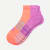 Performance Compression Ankle Socks - Neon Peach L [8577]