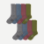 Men's Modern Rib Calf Sock 8-Pack - field blue mix L