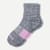 Marl Quarter Socks - Tidal Navy / Soft White L [6974]