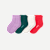 Toddler Pointelle Calf Sock 4-Pack - violet forest mix