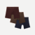 Men's Soft Flex Boxer Brief 3-Pack - Chocolate Navy Mix L