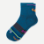 Merino Wool Blend Athletic Quarter Socks - Blue Teal L [8829]