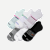 Women's All-Purpose Performance Ankle Sock 6-Pack - White Foam Green Mix
