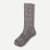 Marl Calf Socks - Soft White / Walnut L [3129]