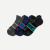 Men's Running Ankle Sock 3-Pack - Navy Green Mix L [8791]