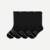Merino Wool Blend Calf Sock 4-Pack - Black Mix [8800]