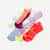 Women's Running Ankle Sock 6-Pack - Wildflower Blue Mix L [9243]