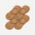 Men's Lightweight No Show Sock 4-Pack - tan - 10