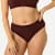 Seamless High Rise Brief Brief - Chocolate Brown WO1 [7718]