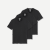 Men's Pima Cotton Crew Neck T-Shirt 3-Pack - Black L  
