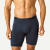 Men's Cotton Modal Blend Long Boxer Brief - Midnight Navy MO1 (8969)