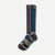 Mid-Cushion Merino Wool Ski & Snowboard Socks - Navy Ocean L [6968]