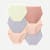 Women's No Show High Rise Brief 6-Pack - Nimbus Meringue Pink Mix L