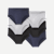 Men's Cotton Modal Blend Flyless Brief 6-Pack - Dark Black Grey Mix