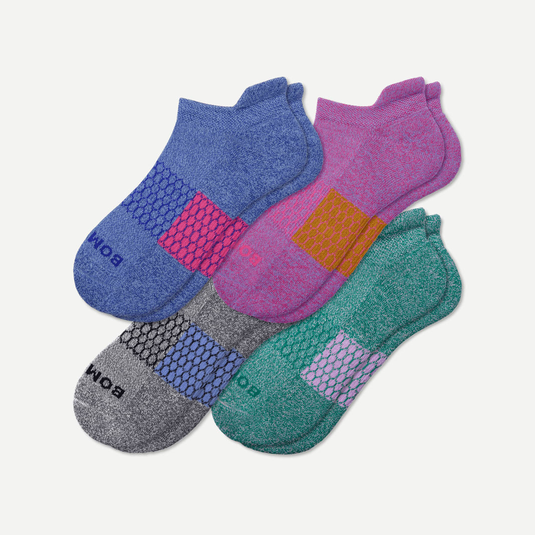 Recycled Ankle Sock: Bombas Women’s shown in multiple colors 