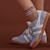 Women's Frilly Rib Quarter Sock 4-Pack