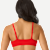 Women's Seamless Triangle Bralette - Red Sky WO2 [7665]