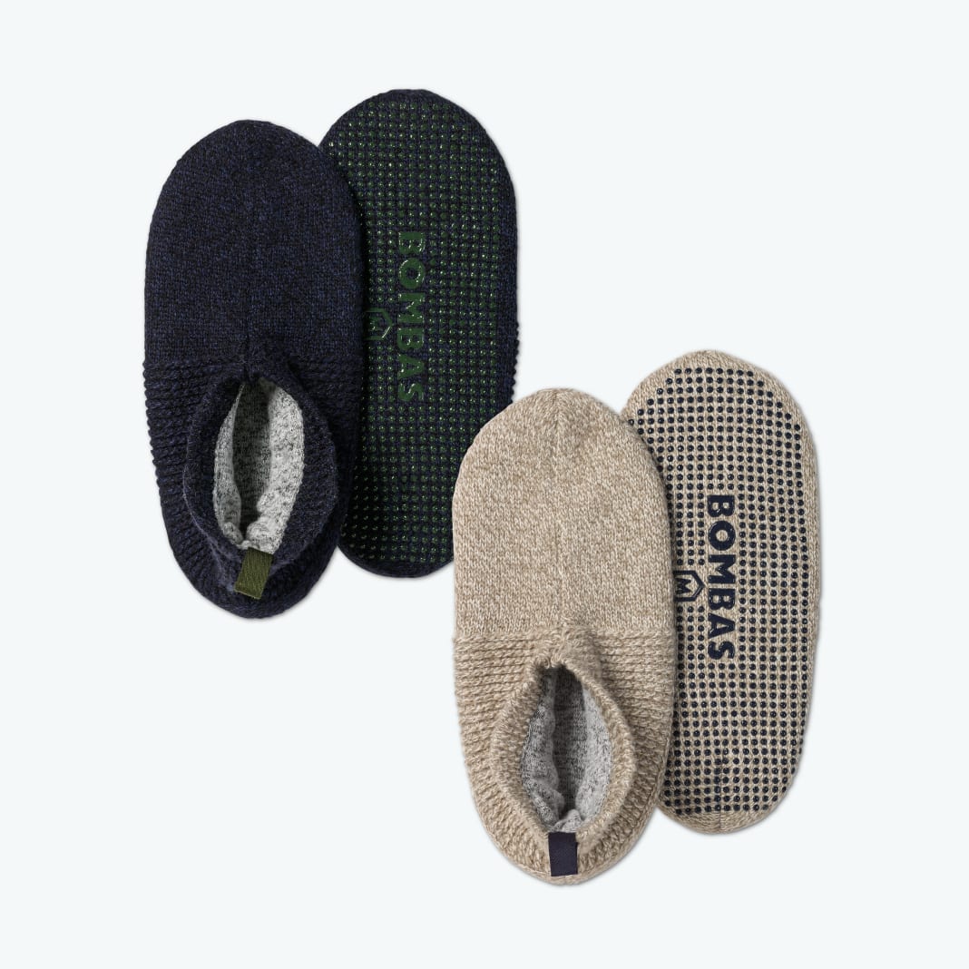 Men's Gripper Slipper 2-Pack