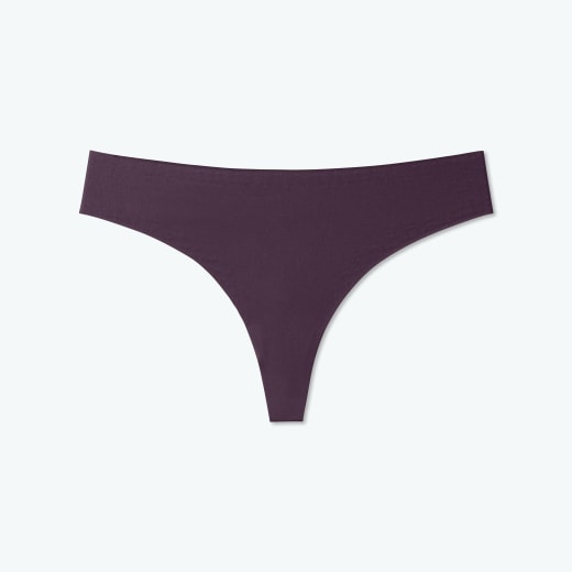 Core Microfiber High-Waist Cheeky Panty in Purple