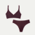 Women’s No Show Plunge Bralette + Thong - All Spice